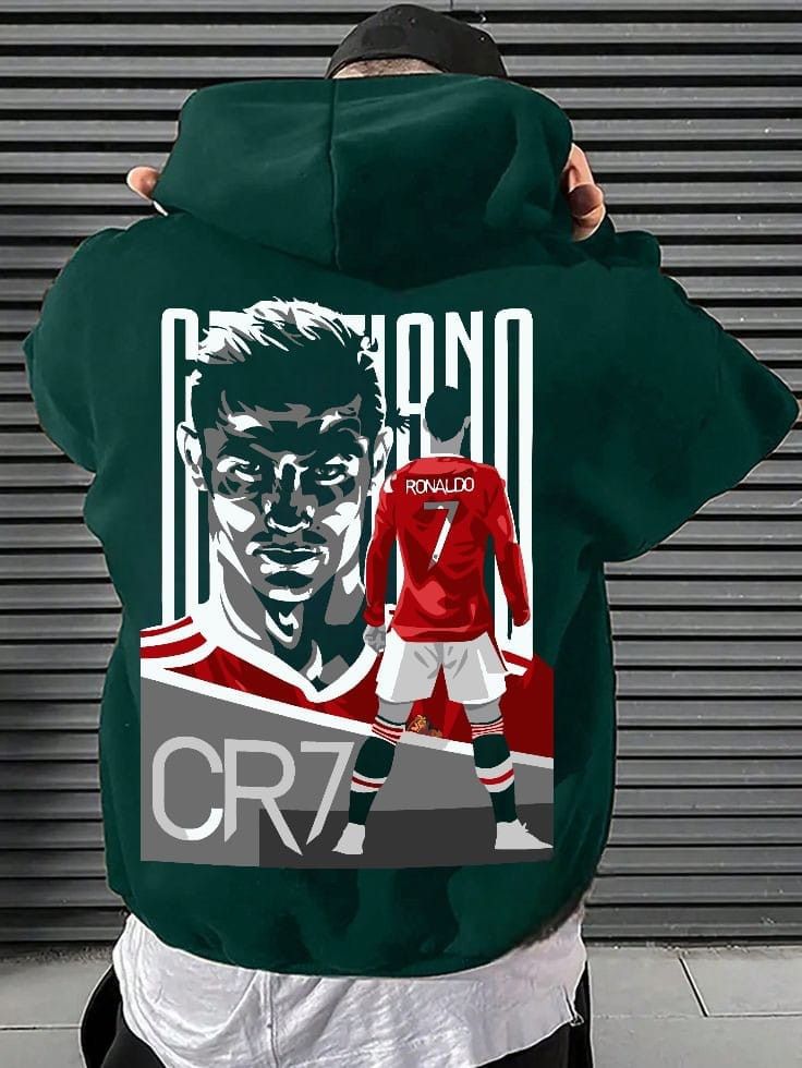 Cristiano Ronaldo CR& Man U Graphic Hoodie
